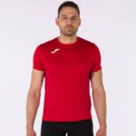 Joma 82P4R812 أحمر قميص قصير الأكمام سجل الثاني رجال - Image 3