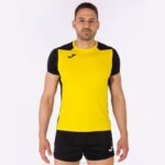 Joma 82P4R820 أصفر أسود قميص قصير الأكمام سجل الثاني رجال - Image 2