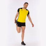 Joma 82P4R820 أصفر أسود قميص قصير الأكمام سجل الثاني رجال - Image 8