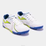 Joma 82P4R82 ابيض ازرق حذاء كرة القدم المراوغة 23 العشب - Image 2