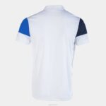 Joma 82P4R843 الأبيض الأزرق الملكي الأزرق الداكن قميص بولو بأكمام قصيرة طاقم v رجال - Image 2