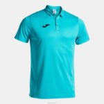 Joma 82P4R847 الفيروز الفلوري قميص بولو قصير الأكمام هواية رجال