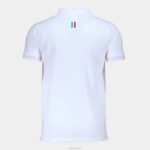Joma 82P4R84 أبيض قميص بولو قصير الاكمام لاتحاد التنس والباديل الايطالى - Image 2