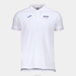 Joma 82P4R84 أبيض قميص بولو قصير الاكمام لاتحاد التنس والباديل الايطالى