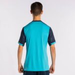 Joma 82P4R86 الفلورسنت الفيروز الأزرق الداكن قميص قصير الأكمام مونتريال رجال - Image 3