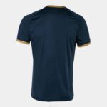 Joma 82P4R871 الأزرق الداكن قميص ذهبي كم قصير v رجال - Image 2