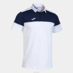 Joma 82P4R873 أبيض كحلي قميص بولو بأكمام قصيرة طاقم v رجال