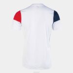 Joma 82P4R882 أبيض أحمر أزرق كحلي قميص طاقم قصير الأكمام v رجال - Image 2