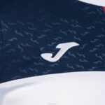 Joma 82P4R882 أبيض أحمر أزرق كحلي قميص طاقم قصير الأكمام v رجال - Image 3