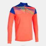 Joma 82P4R884 نيون المرجان الأزرق الملكي قميص من النوع الثقيل النخبة x رجال