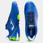 Joma 82P4R891 الأزرق الملكي الأخضر الفلوريسنت حذاء كرة القدم ماكسيما 23 تيرف - Image 4
