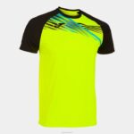 Joma 82P4R896 نيون أصفر أسود قميص قصير الأكمام النخبة x رجال