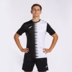 Joma 82P4R897 أسود أبيض قميص بأكمام قصيرة سيتي الثاني رجال - Image 5