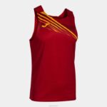 Joma 82P4R898 أحمر بلا أكمام تي شيرت النخبة x رجال