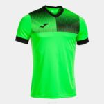 Joma 82P4R911 نيون أخضر أسود قميص بأكمام قصيرة مستعر أعظم صديق للبيئة رجال