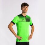 Joma 82P4R911 نيون أخضر أسود قميص بأكمام قصيرة مستعر أعظم صديق للبيئة رجال - Image 5