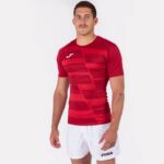 Joma 82P4R923 أحمر قميص بأكمام قصيرة هاكا رجال - Image 8