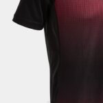 Joma 82P4R92 بورجوندي أسود قميص بأكمام قصيرة النمر v رجال - Image 4