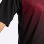 Joma 82P4R92 بورجوندي أسود قميص بأكمام قصيرة النمر v رجال - Image 8