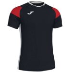 Joma 82P4R935 أسود أحمر أبيض قميص قصير الأكمام طاقم ثالثا رجال