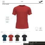 Joma 82P4R955 أحمر قميص قصير الأكمام r-combi رجال - Image 5