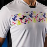 Joma 82P4R956 أبيض متعدد الألوان قميص قصير الأكمام التحدي رجال - Image 4