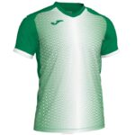 Joma 82P4R974 أبيض أخضر قميص بأكمام قصيرة سوبر نوفا رجال