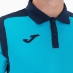 Joma 82P4R975 الفلورسنت الفيروز الأزرق الداكن بطولة قميص بولو بأكمام قصيرة v رجال - Image 4