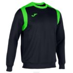 Joma 82P4R977 أسود أخضر نيون بطولة قميص من النوع الثقيل v رجال