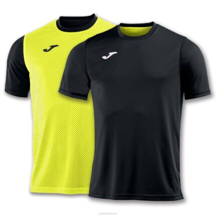 Joma 82P4R990 أصفر مسود قميص قصير الأكمام كومبي رجال